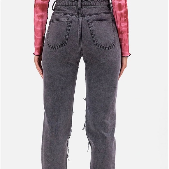 Adika Davis Jeans Straight Black Wash - Picture 2 of 10